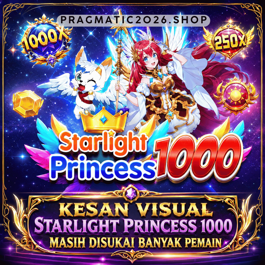 kesan visual Starlight Princess 1000